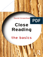 Close Reading The Basics (David Greenham) (Z-Library)