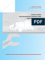 Stationary Pump Truck (Maintenance)