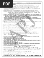 11 Physics Volume 12 Important 235 Marks Question Baank