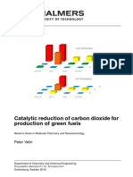 Catalytic Reduction of Carbon Dioxide For Production of Green Fuels