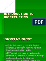 1 Introduction To Biostatistics