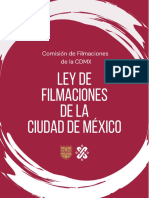 Ley de Filmaciones de La CDMX