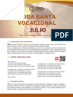 Hora Santa - Vocacional - Julio