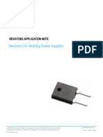 Resistors For Welding Power Supplies