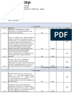 Consultation Pour Travaux BTP