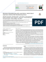 Mechanical Thrombectomy With A Novel Device: Initial Clinical Experience With The ANA Thrombectomy Device