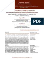 Neuroderecho A La Libertad Cognitiva Fundamento