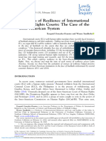 Sources of Resilience of International Human Rights Courts The Case of The Interamerican System