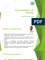 AULA 01 - Introdução A Ergonomia