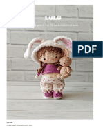 Crochet Pattern For A Doll Wearing A Bunny Hat