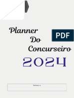 Planner Do Concurseiro 2024