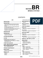 Nissan X-Trail BR Brake System 2014 - 2021 Nissan XTrail Service Manual