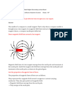 Magnetic Effects of Electric Current