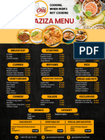 Laziza Home Chef - Menu (Social Media Format)