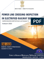 Pamphlet On Power Line Crossing Inspection in Electrified Railway Section