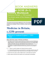 Ed Gcse History Medicine WB Answers