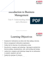 Unit 9 - Introduction To Business Management