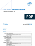 Agilex Configuration User Guide