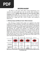 Multiple Alleles