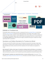 Food-Grade Metals