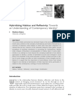 Adams - 2006 - Hybridizing Habitus and Reflexivity Towards An U