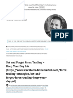 Set and Forget Forex Trading - Keep Your Day Job Learn To Trad