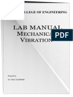 Mech Vibration Lab