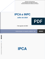 Ipca E Inpc: Julho de 2024