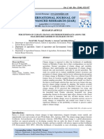 Perceptions of Climate Change and Their Determinants Among The Smallholder Farmers in Machakos County