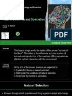 Lesson 2.2 - Natural Selection and Speciation