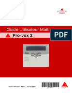 Guide Utilisateur Maître Pro-Vox 2