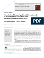 Numerical Modeling and Spatial Stability Analysis