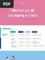 Fórmulas para La Evaluación Antropométrica RRL