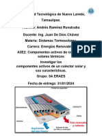 A3E2 Componentes Activos de Colectores Solares Térmicos Sistemas Temosolares