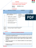 SESION - 6 Agosto - MAT - Identificamos Sucesos Seguros, Posibles o Imposibles