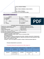 Atividades 12 A 16 de Agosto