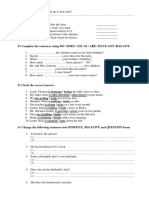 Worksheets Grammar 4