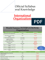 International Organizations