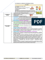 Modelo de Actividades Diarias.