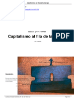 Capitalismo Al Filo de La Navaja - A16102