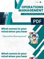 Operation Management