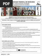 Caderno de Provas - E1 - Vestibular 2022