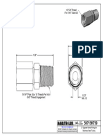 50715K759 - 37 Degree Flared Fitting For Stainless Steel Tubing