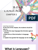 Gender-Fair Language Report