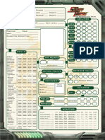 Starship Troopers - Fillable Character Sheet