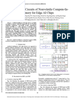 Challenges in Circuits of Nonvolatile Compute-In-Memory For Edge AI Chips