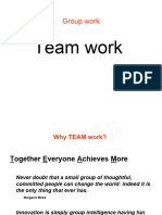 Team Work Notes