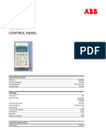 Control Panel: Product-Details