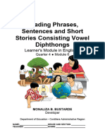 Engl3 Q4 Mod6 Read Phrases Sentences and Short Stories Dipthongs-Bustarde Bgo-Reviewed