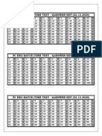 Time Test - 6 Answer Key